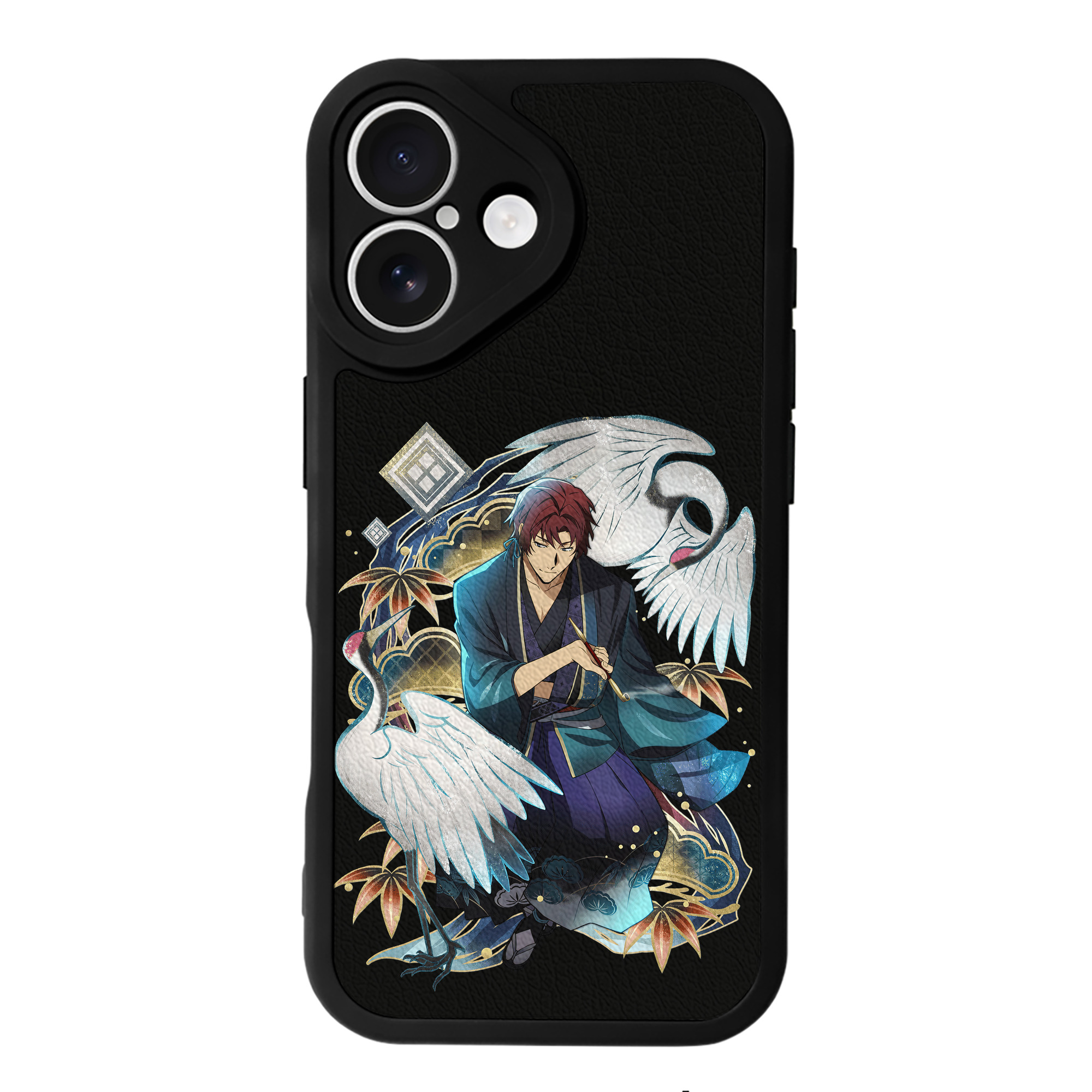 （画像用） 文豪ストレイドッグス Bungo Stray Dogs 【iPhone 16シリーズ対応】シリコンスマホケース（レザー調） 材質：シリコン
